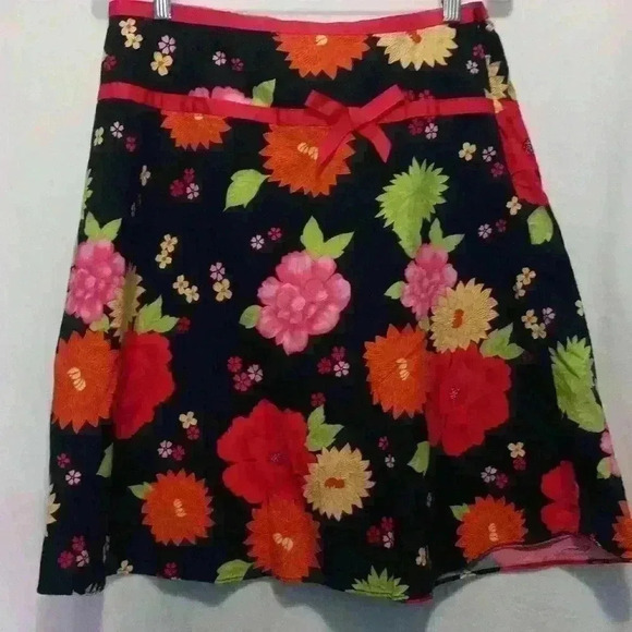 George Dresses & Skirts - George size 10 100% cotton floral boho A line skirt midi lightweight y2k retro